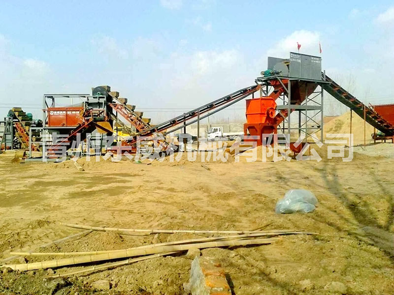 鵝卵石破碎制沙生產線